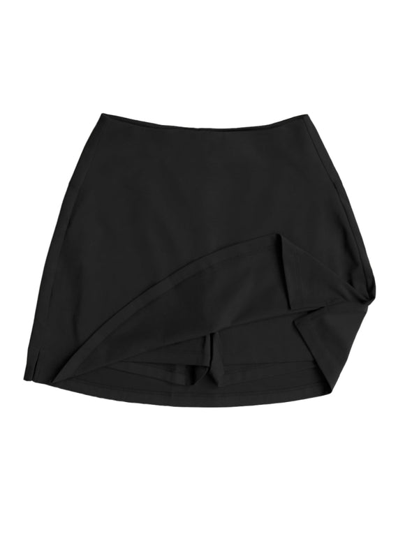 High Rise Run Skort - Black Shorts